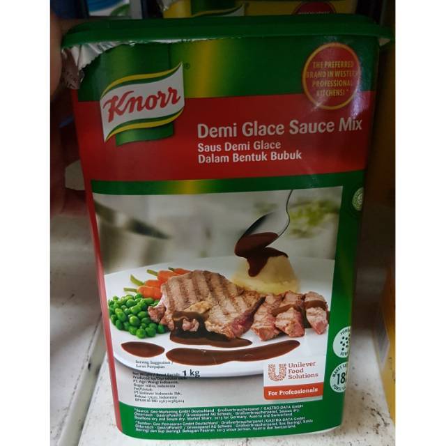 

KNORR Demi Glace Sauce Mix 1 kg / saus demi glace dalam bentuk bubuk