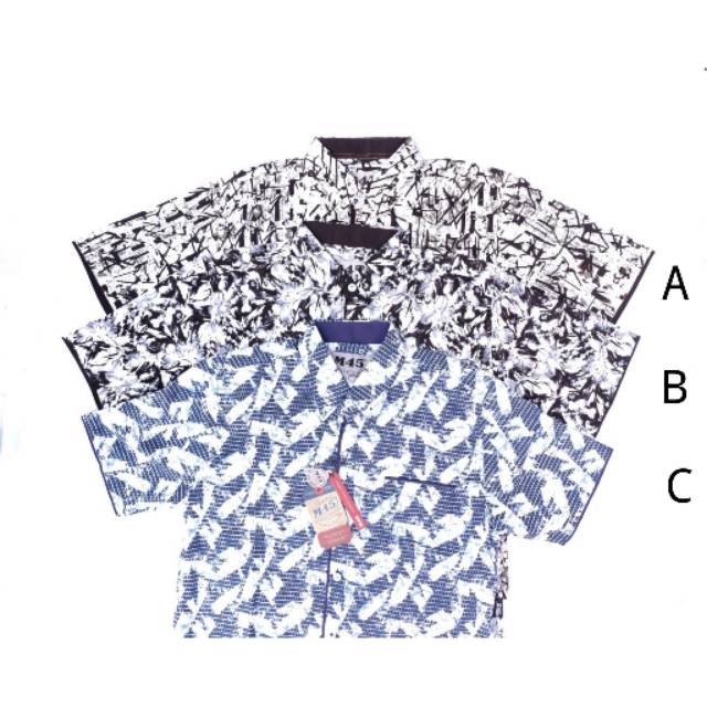 M45 Kemeja Printing Kombinasi 70 40 177