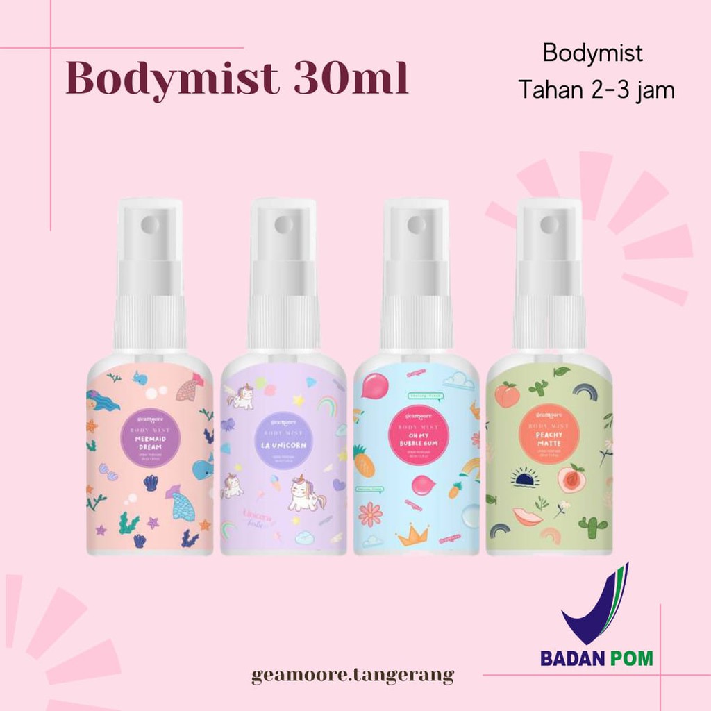 (BPOM) Parfum BODYMIST GEAMOORE 30ml