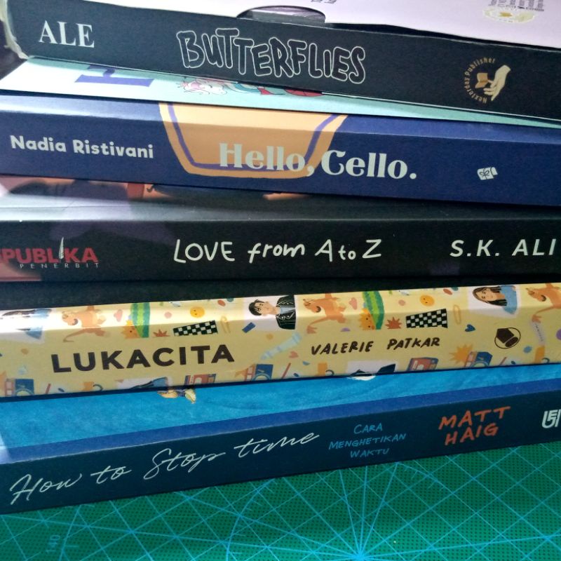 novel preloved hello cello luka cita love form a to z butterflies by ale how to stop time