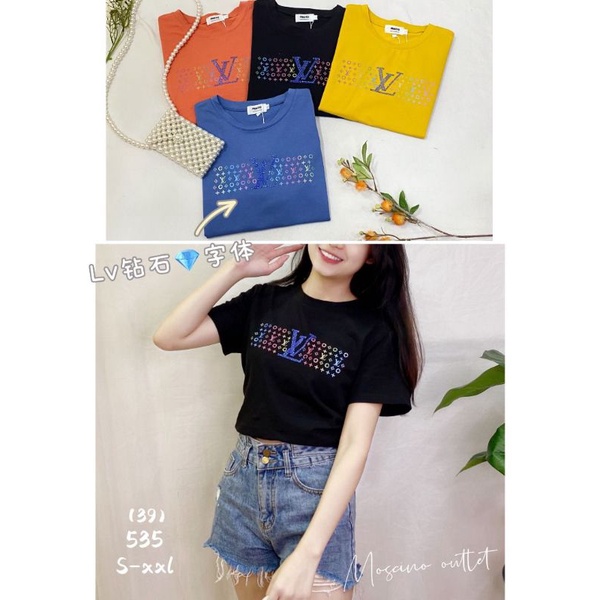 Teady Tee Lv import malaysia brand moscino