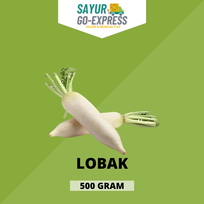 

lobak putih segar fresh