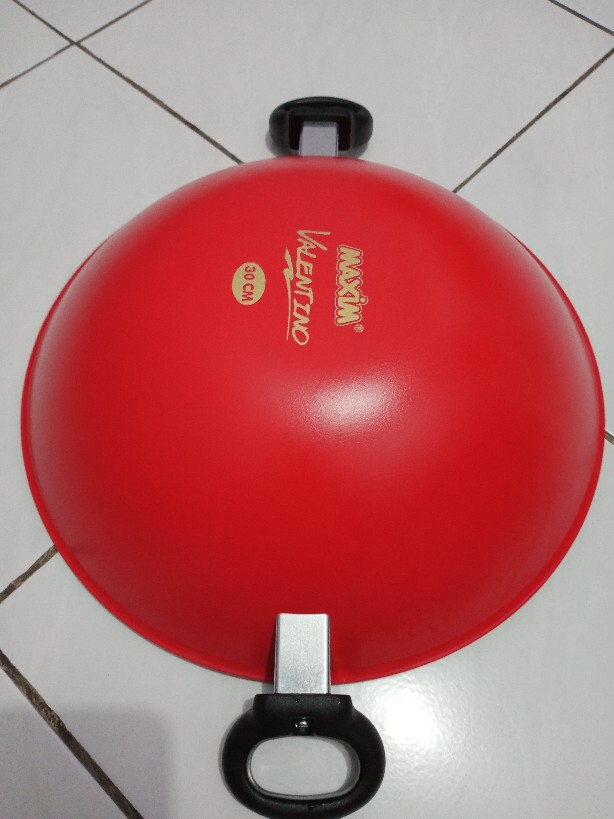 Valentino Wok 30 Cm / Wajan Penggorengan Maxim/ Maxim Valentino Wok 30 Cm