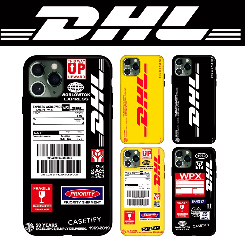 Casing Soft Case Silikon Motif Dhl Express Untuk Iphone 12 Pro Max 11 Pro Max 7 8 Plus X Shopee Indonesia