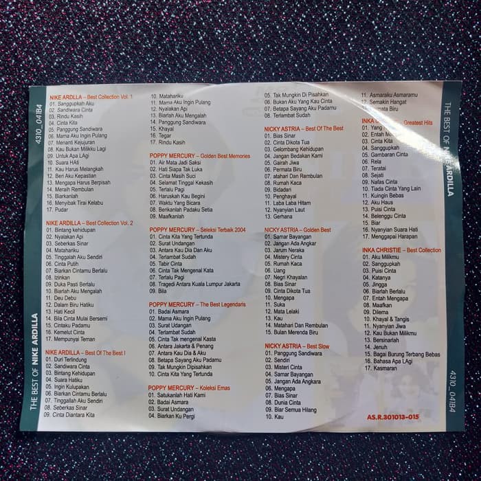 Jual Kaset Mp3 Musik Lagu The Best Of Nike Ardilla Nicky Astria Shopee Indonesia