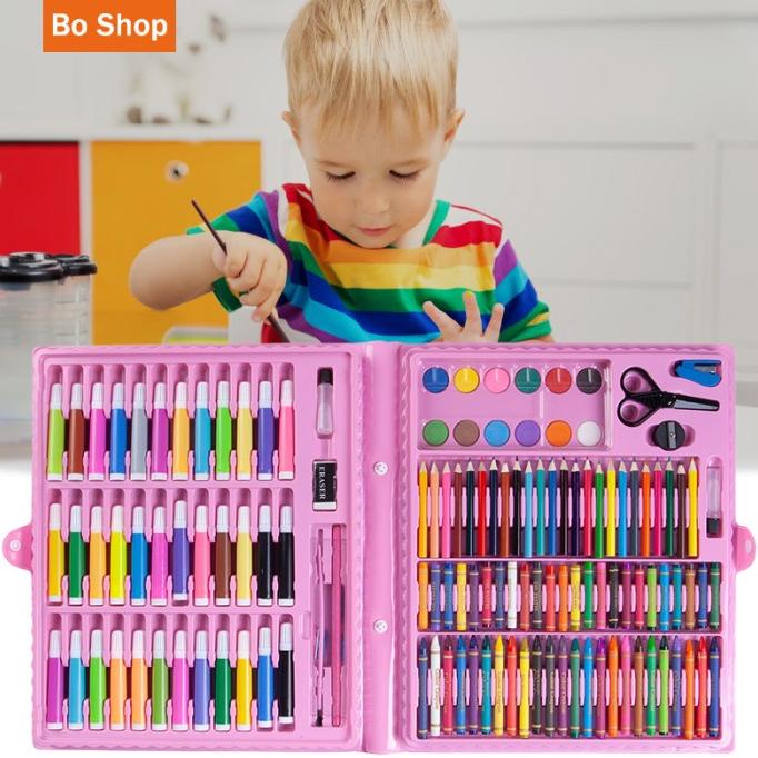 

(BISA COD) Oil Pastel Crayon 150 Macam Warna Set Koper 150 in 1 Cocok Untuk Anak BERGARANSI Kode 1366