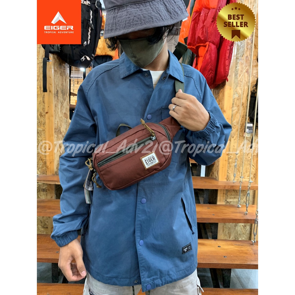EIGER001 TAS PRIA WANITA |GRAPNEL WAISTBAG |5078 |MAROON