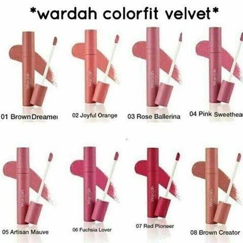 Wardah Colorfit Velvet Matte Lip Mousse 4gr