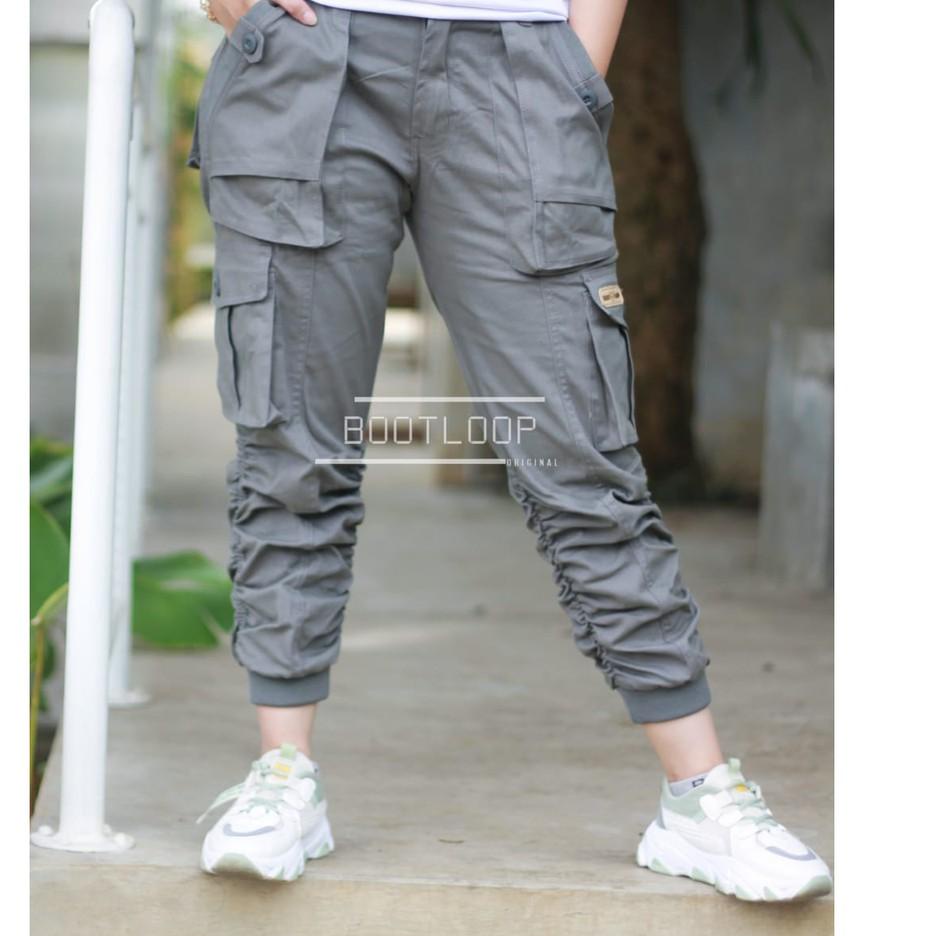 (LANGSUNG KIRIM) CELANA JOGGER CARGO CEWEK/JOGGER GOWES/JOGGER GUNUNG/JOGGER PANTS CEWEK
