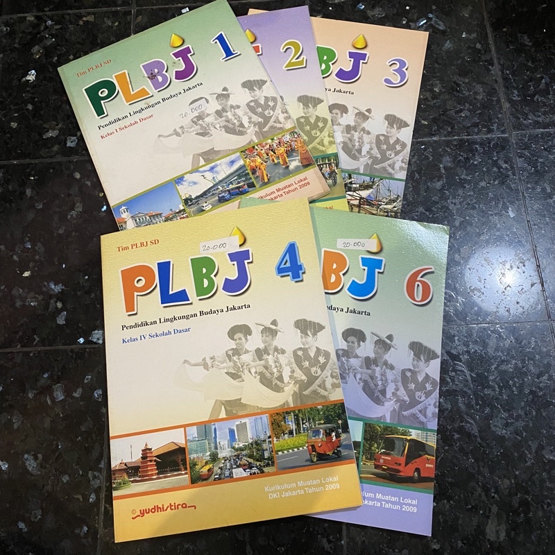 Buku Plbj Kelas 1,2,3,4,6 Yudhistira, Kurikulum Muatan Lokal DKI Jakarta Tahun 2009