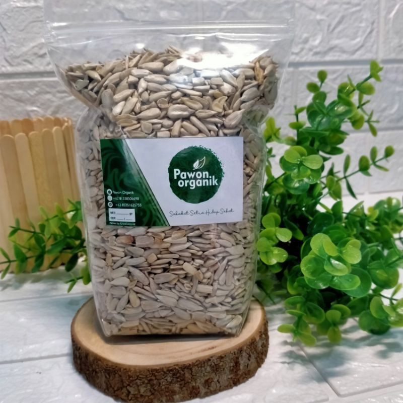 Raw Roasted Sunflower Pumpkin seed matang mentah 500gr superfood MPASI non MSG cemilan sehat