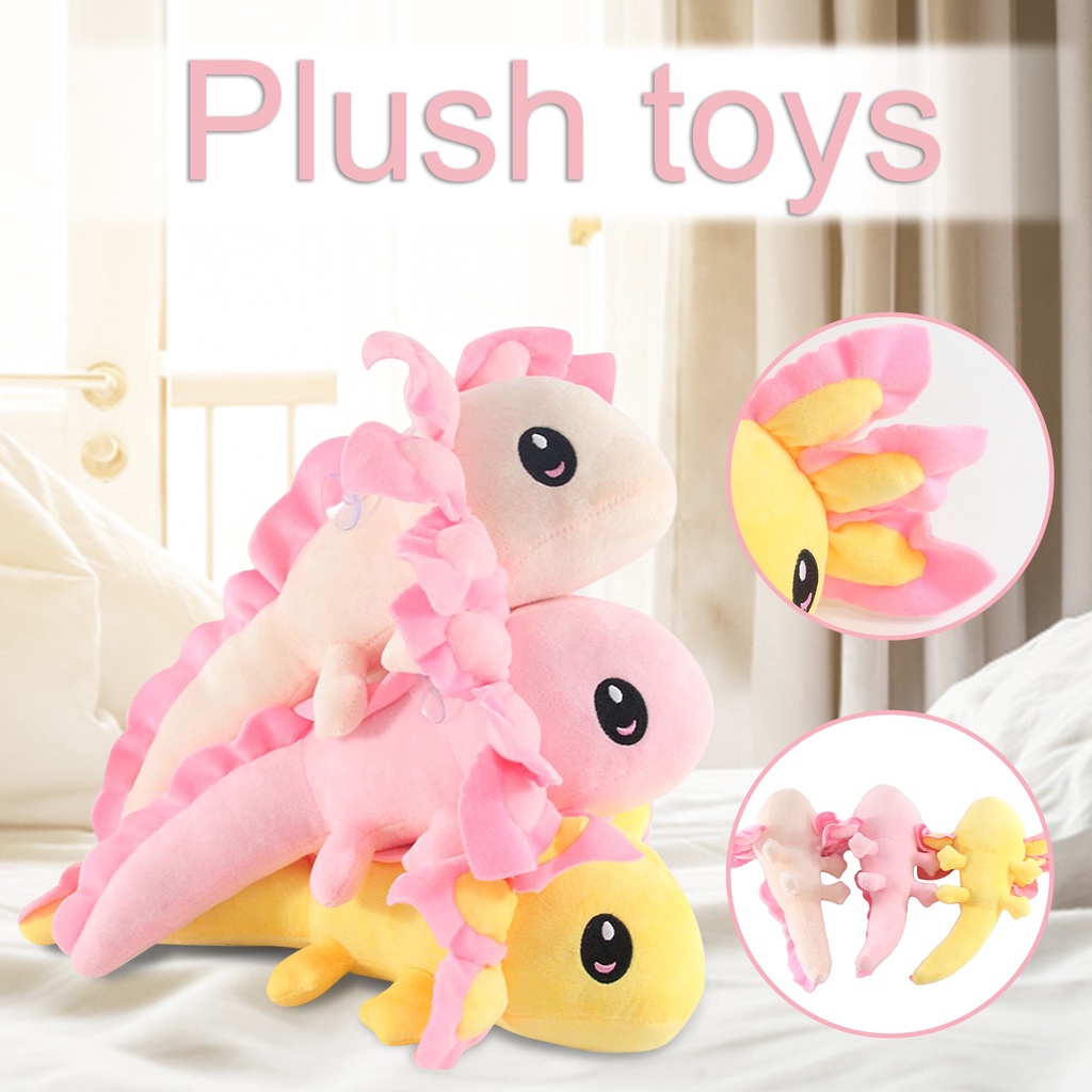 Mainan Boneka Plush Axolotl Salamander Untuk Anak