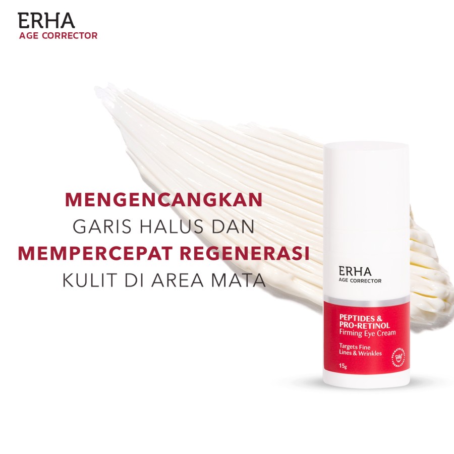 ERHA Krim Mata Age Corrector Firming Eye Cream - Mencegah Garis &amp; Kerutan