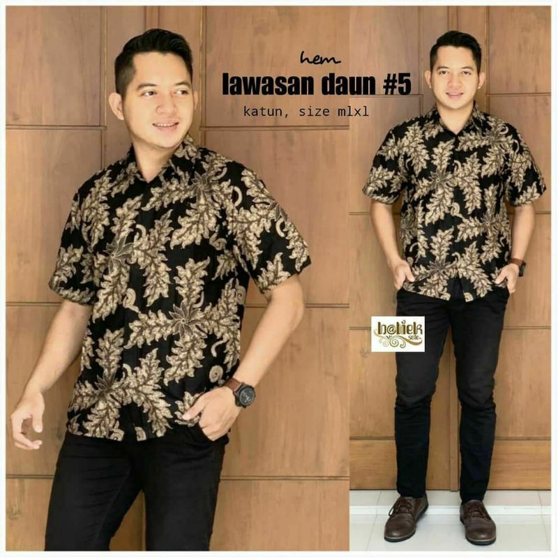 [Terlaris]COD Kemeja Batik Lawasan | Kemeja Batik pria | Kemeja pria lengan pendek Kemeja kekinian Batik Modern | Hem Batik