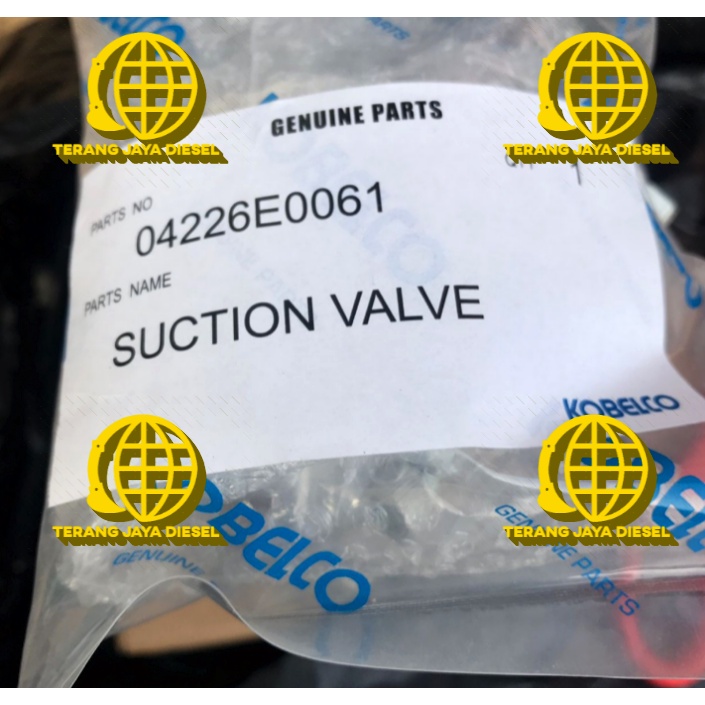 SUCTION VALVE KOBELCO SK200-8 ASLI OEM PN 04226E0061
