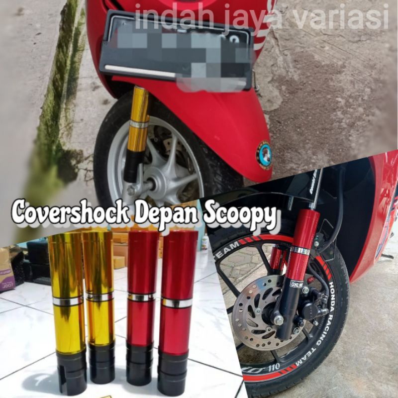 VARIASI SOK COVER SHOCK DEPAN HONDA SCOOPY