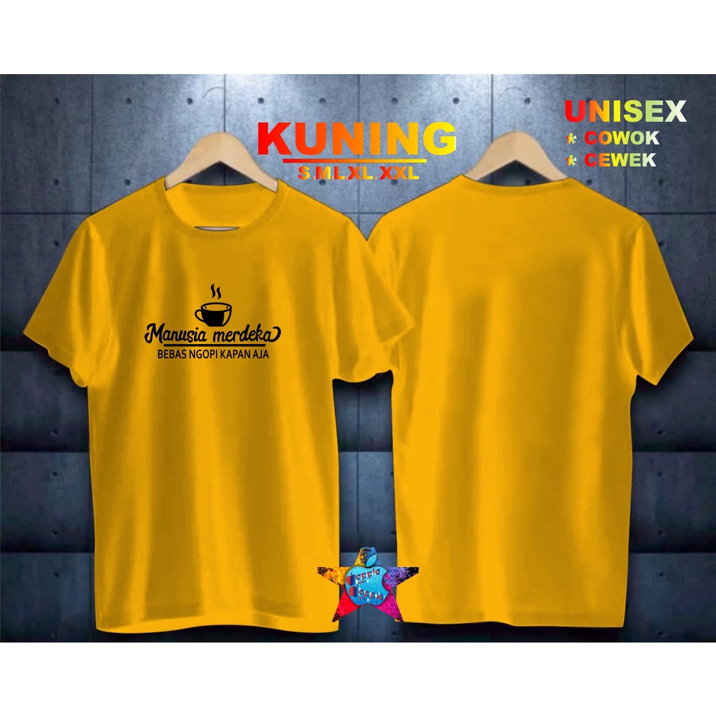 COD/KAOS KOPI MANUSIA MERDEKA/KAOS TERLARIS KUALTAS TERJAMIN/KAOS PRIA DISTRO HIT/KAOS BANDUNG/KAOS KEREN/KAOS MURAH//KAOS DISTRO/KAOS BERGAMBARKAOS DISTRO/KAOS PRIA DAN WANITA/KAOS KATA KATA LUCU/KAOS VIRAL/KAOS PROMO