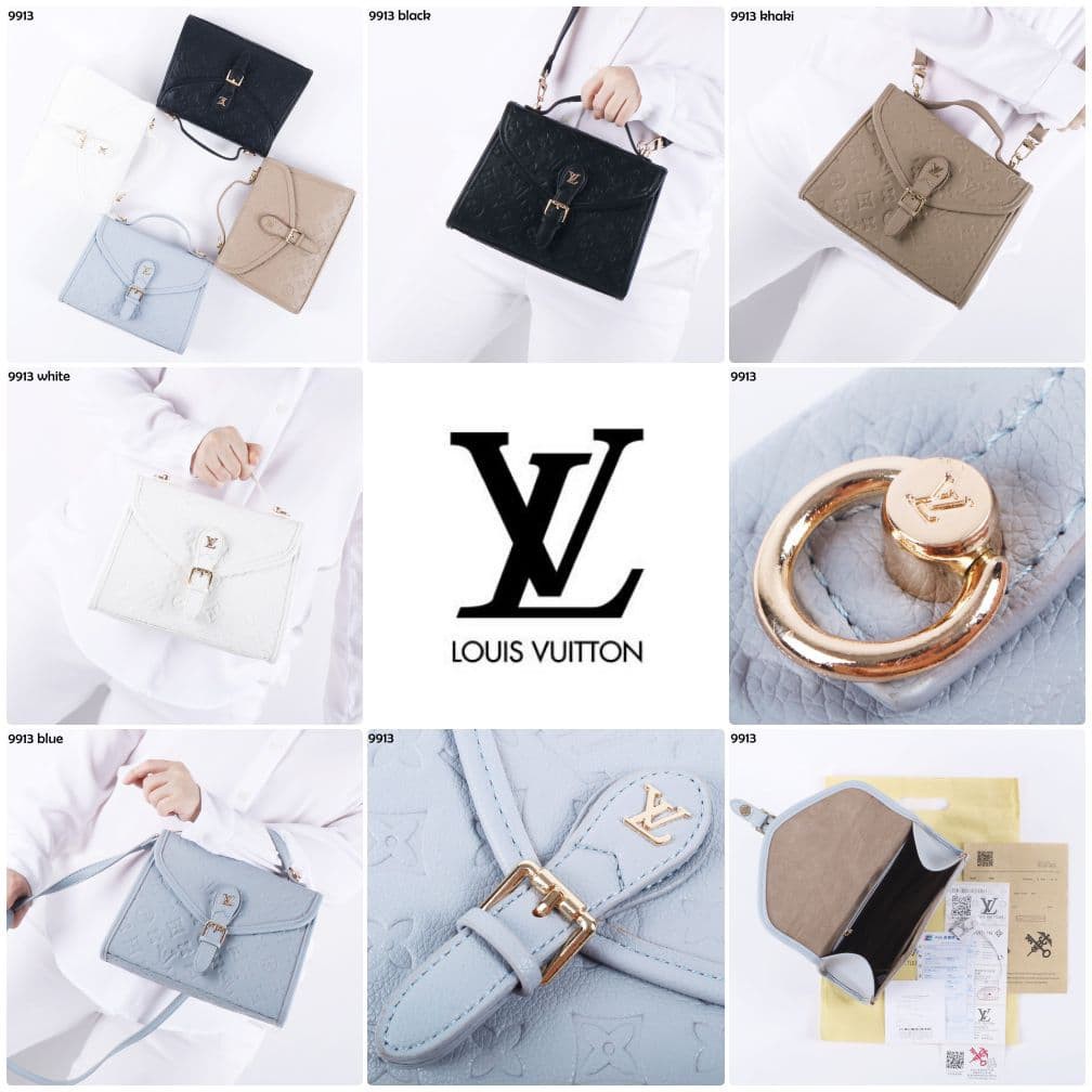 COD ❤️ Tas Wanita L Ivy Malle Shoulderbag Tophandlebag Premium Monogram emboss