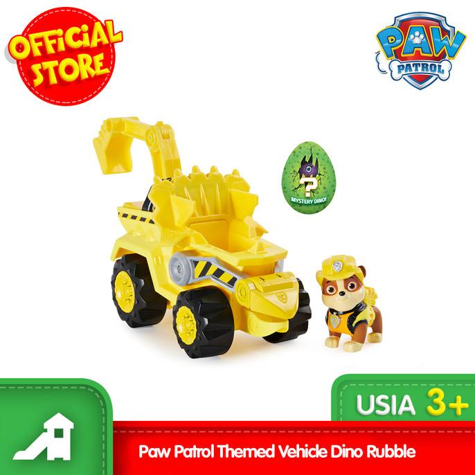 Mainan Paw Patrol Themed Vehicle Dino Rubble ---Termurah---