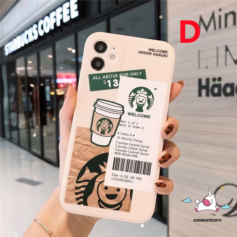 Casing Softcase Infinix Hot 10 9 11 11S Play 10s S4 10T Note 8 10 Smart 6 4 3 Plus Smart 5 2021 Motif Starbucks