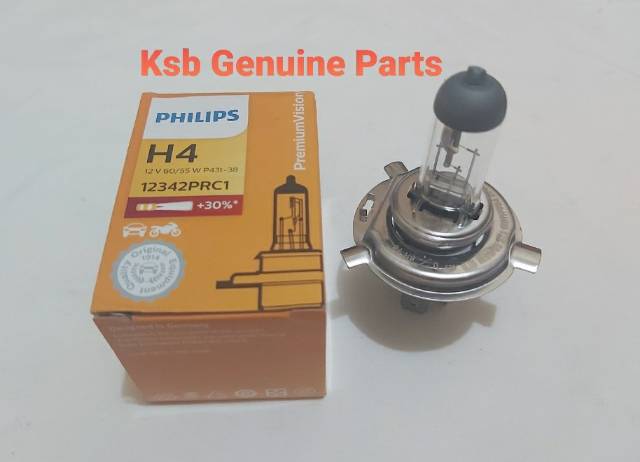 Bohlam Lampu Depan Agya Ayla Calya Sigra Brio Jazz Yaris innova avanza xenia Veloz H4 60 55W 12V