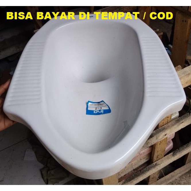 CLOSET JONGKOK INA PUTIH , PINK DAN BIRU  C-2 TOILET / KLOSET JONGKOK MEREK INA