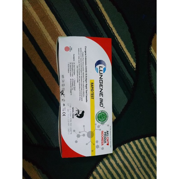 Lungene Ind Rapid Test Antigen swabtest exp 2023