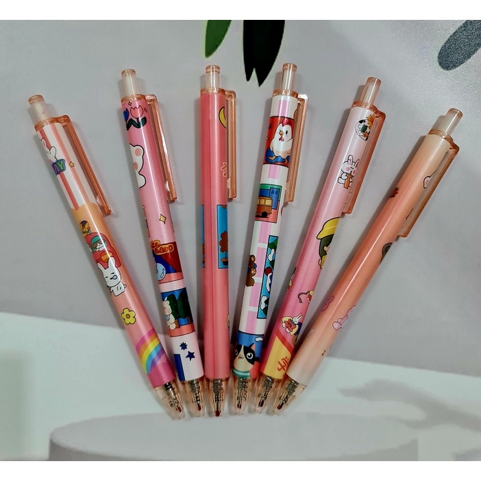 A120 BALLPOINT CHERRY MARUKO disney pulpen tinta biru hitam lucu atk alat tulis kantor buku pensil penghapus tipe tip x spidol highlighter surat remaja kertas menggambar sekolah perlengkapan cute murah penggaris aksesories aksesoris stationery plastik