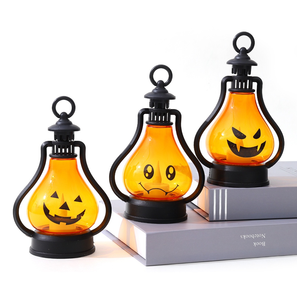 1pc Lampu Malam Led Bentuk Labu Untuk Dekorasi Pesta Halloween