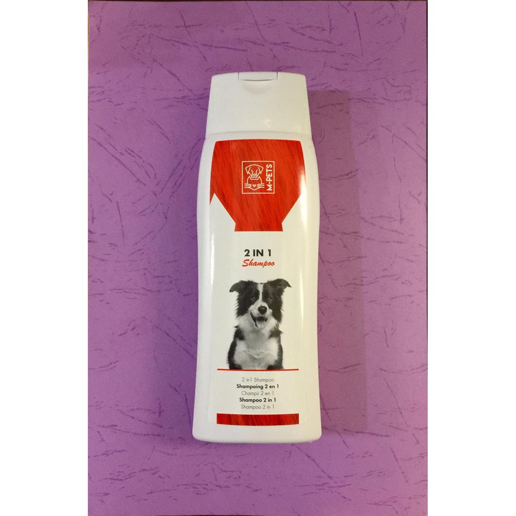 M-Pets 2 in 1 Shampoo 250ml Shampo &amp; Kondisioner Anjing