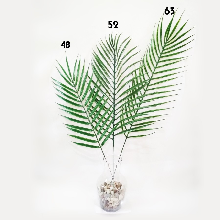 Daun Pakis Palem Besar Plastik Palsu Artificial Palm Hiasan Palsu Dekorasi
