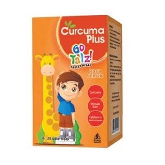 CURCUMA PLUS GO TALZ RASA JERUK BOTOL 20 TABLET