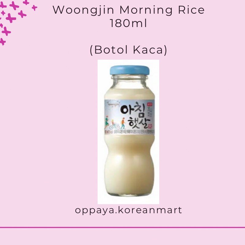 

Woongjin Morning Rice 180ml | Makgeolli Minuman Beras Made in Korea