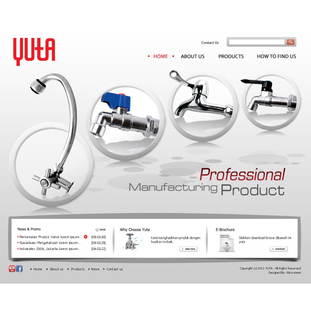 Yuta YBF Floater Valve Pelampung Tangki Air Kloset Plastik 1/2&quot; 3/4&quot; 1&quot;