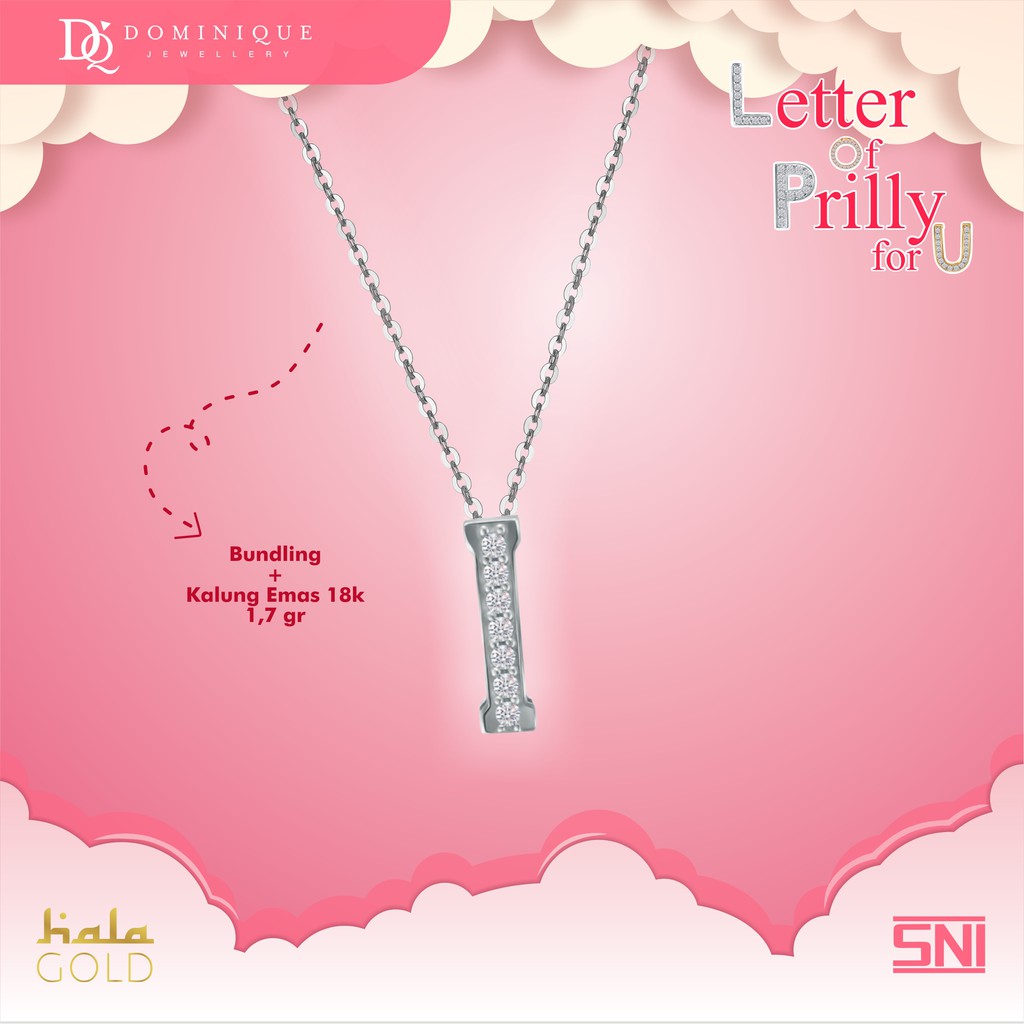 

Dominique Jewellery-Bundling Liontin Hala Gold Prilly’s Lop U Co. Alphabeta I 75,5%