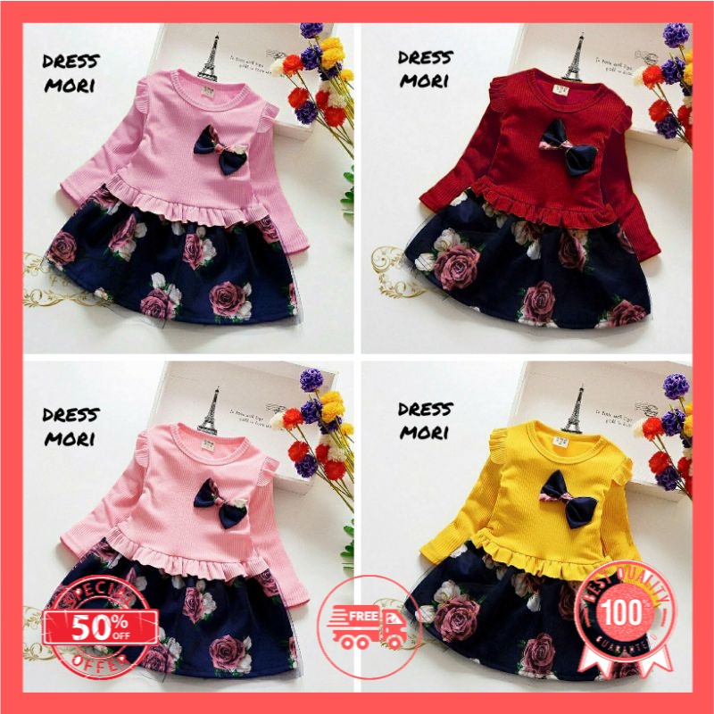 Kostum Dress Princess Anak 3 4 5 Tahun Gaun Cantik Dress Ultah Baju Pesta Ulang tahun Anak Lucu Keki