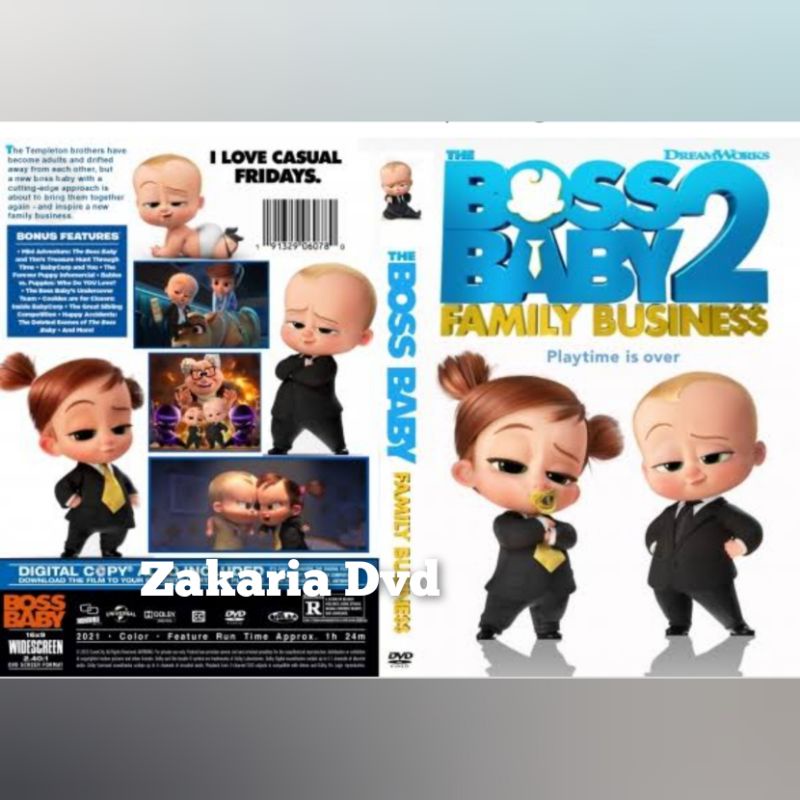 Kaset Film Kartun Boss Baby Family Bussiness 2