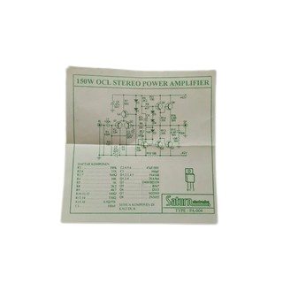 PCB Power Amplifier 150Watt OCL PA-004