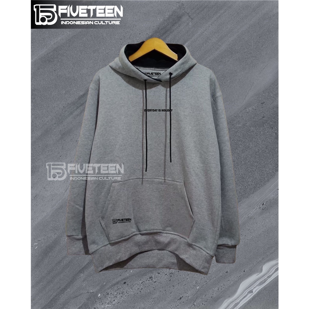 sweater hoodie pria distro keren tebal ori fifteen15 warna hoodie abu muda sablon everiday is holliday hoodie distro pria keren 2021 original murah jaket hoodie cowok terbaru 2022 distro zipper hoodie wanita ukuran xl