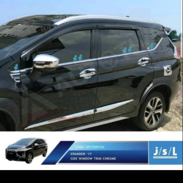 LIS KACA SAMPING FULL CHROME XPANDER