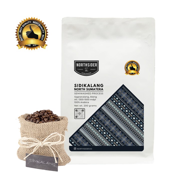 

BIJI KOPI ARABIKA MANDHELING SIDIKALANG SEMIWASHED NORTHSIDER COFFE - kkp571