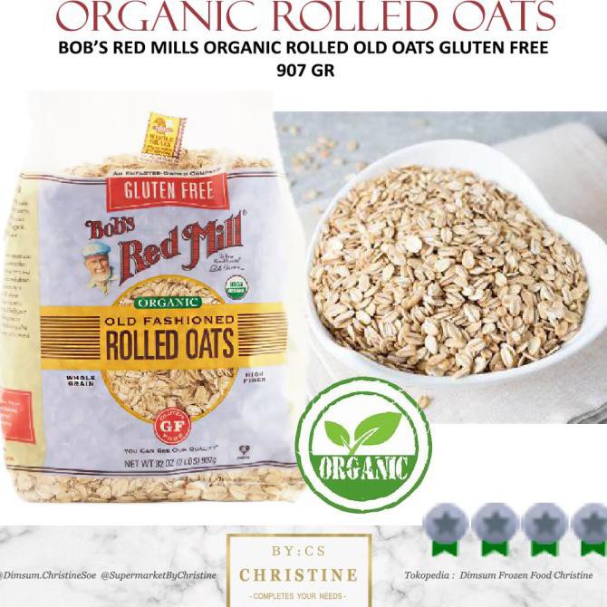 

Terbaru BOB'S RED MILL ORGANIC ROLLED OAT WHOLE GRAIN OLD FASHION 907 GR