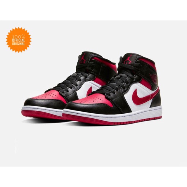 Air Jordan 1 Mid Bred Toe