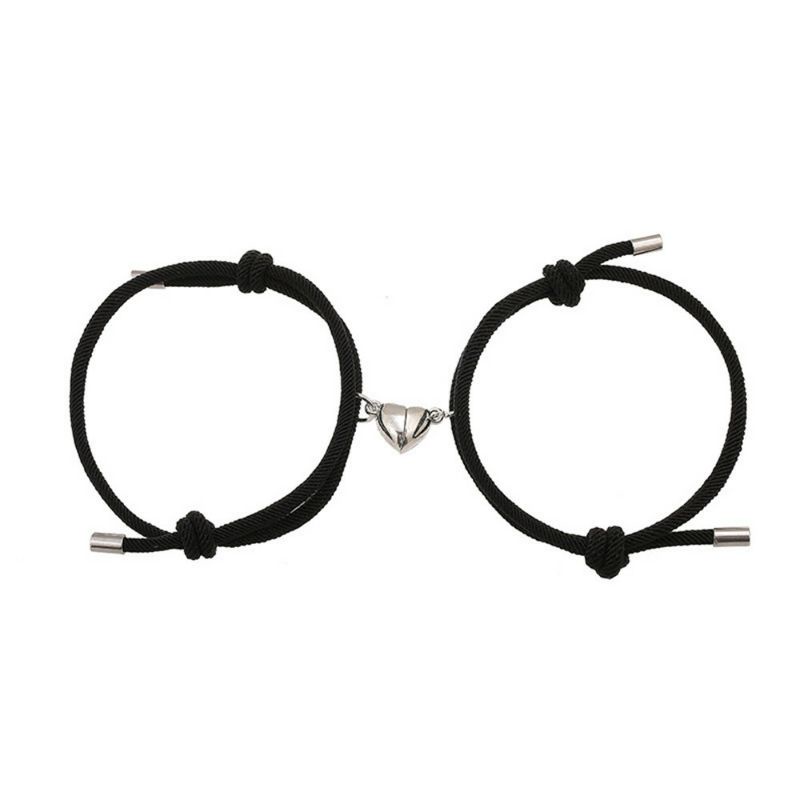 2 Pcs Gelang Couple Magnet Love / Gelang Couple Untuk Pasangan - Kooala Store