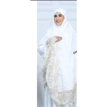 mukena foil mahkota twotone (COD)