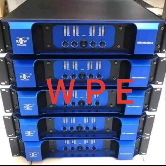 POWER AMPLIFIER 4 CHANNEL RDW NR-1004MK3 / NR 1004MK III / NR1004MK3