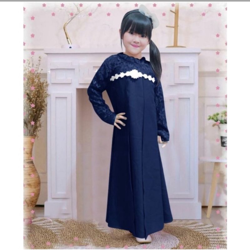 Elena kids Terbaru / Gamis anak perempuan / Gamis Kids Barukat Pesta Lebaran / Baju Anak Pesta Terbaru Termurah / Dress Midi Termurah / Baju Anak Barukat Termurah