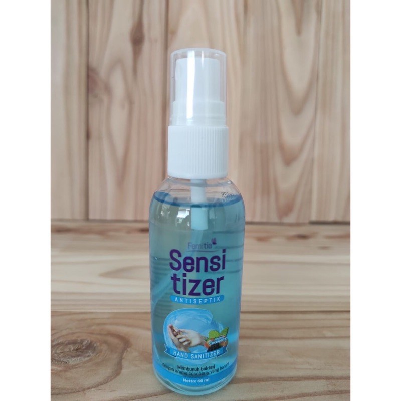 Hand Sanitizer Spray Antis Handsrub Antiseptik Sasinitiser Femitia Sensitizer 60ml