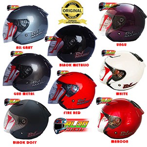 Helm | kyt | KYT DJMARU | KYT DJ MARU SOLID TERBARU | Helmet half face  SNI cewek cowok | original |
