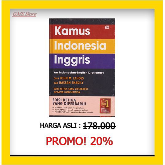 

KAMUS INDONESIA-INGGRIS ED.KETIGA YANG DIPERBARUI (HC)